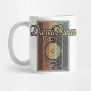 Duran Duran Vynil Silhouette Mug